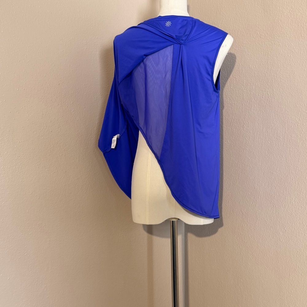 Athleta Electric Blue/Purple Sleeveless Tank Top - Picture 5 of 12